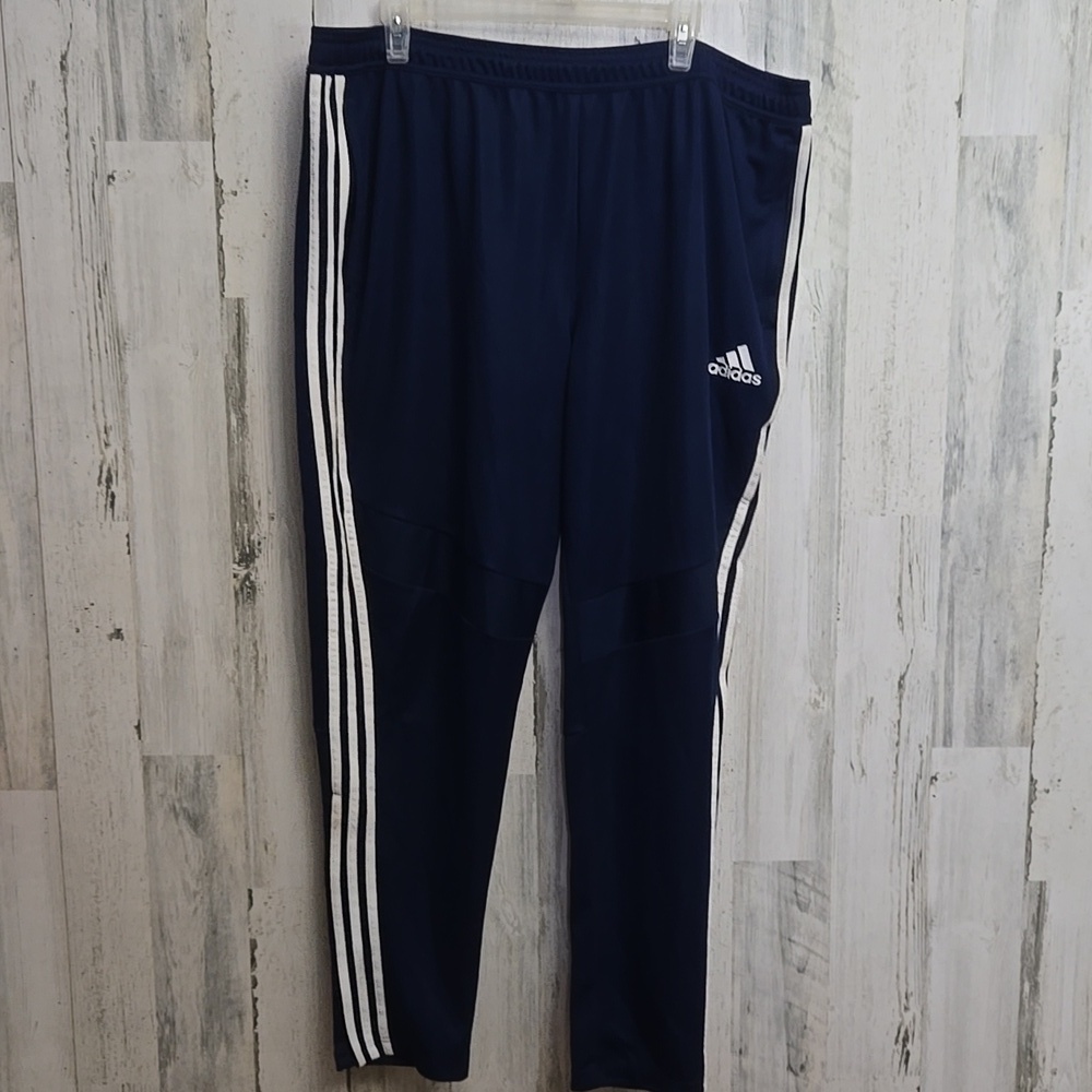 adidas blue joggers